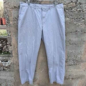 Patagonia Four Canyons Twill Pants Mens 36x32 Light Grey  Organic Cotton Chino